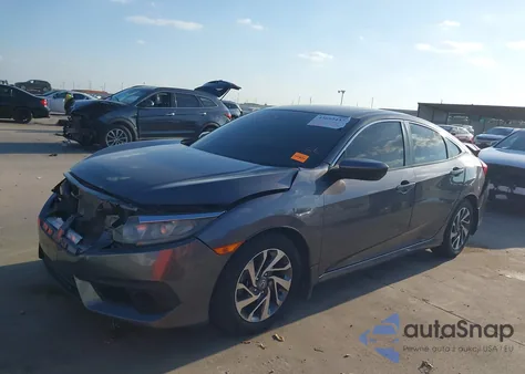 2018 Honda Civic Ex из США, поврежденный, VIN 19XFC2F87JE003125